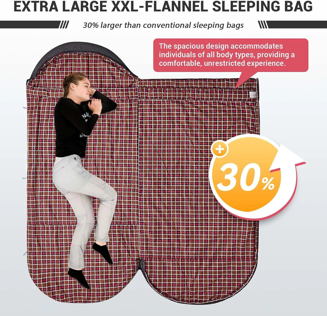 KingCamp - Oversized Cotton Sleeping Bag