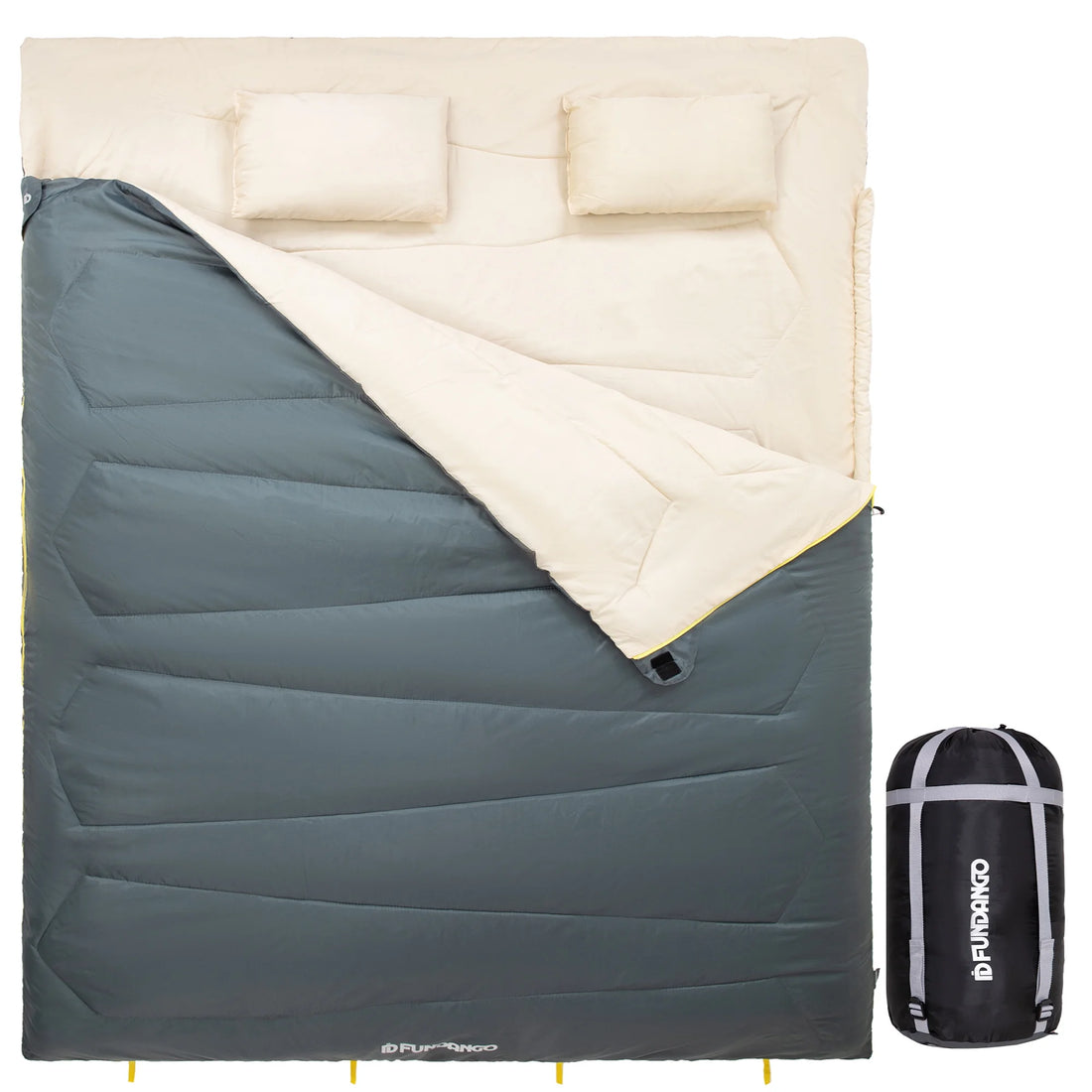 FUNDANGO - 3-In-1 Queen Double Sleeping Bag 