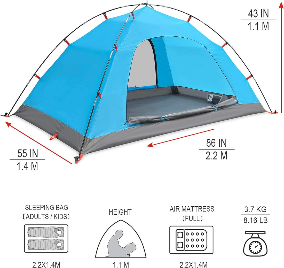 KAZOO URANUS - Premium 4 Person Tent