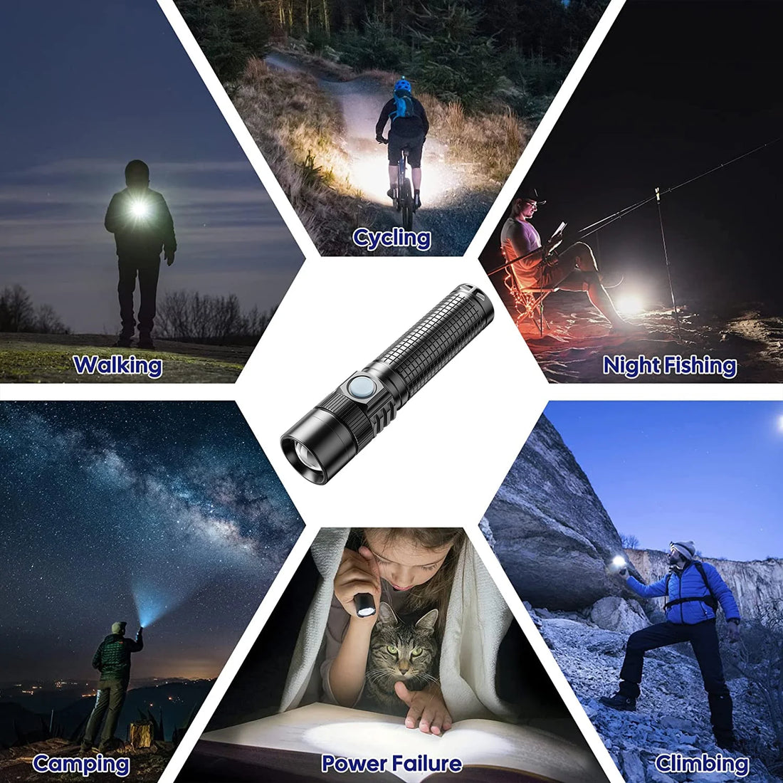 Moonsun High Lumens LED Flashlight