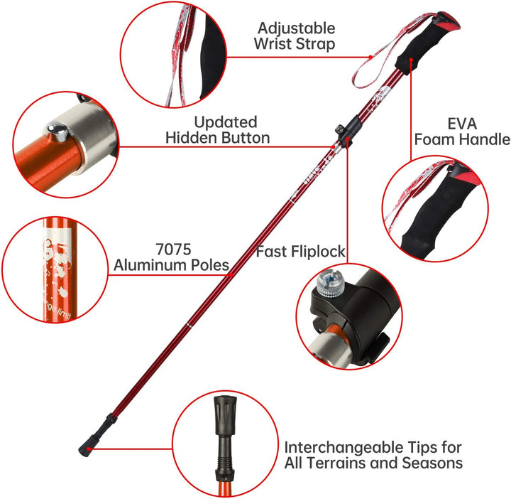 YOVITAL - Collapsible Trekking Poles