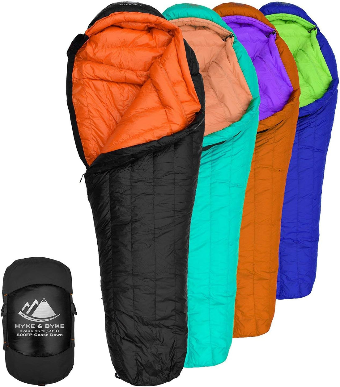 Hyke & Byke - Eolus 15 & 30 °F Down Sleeping Bag