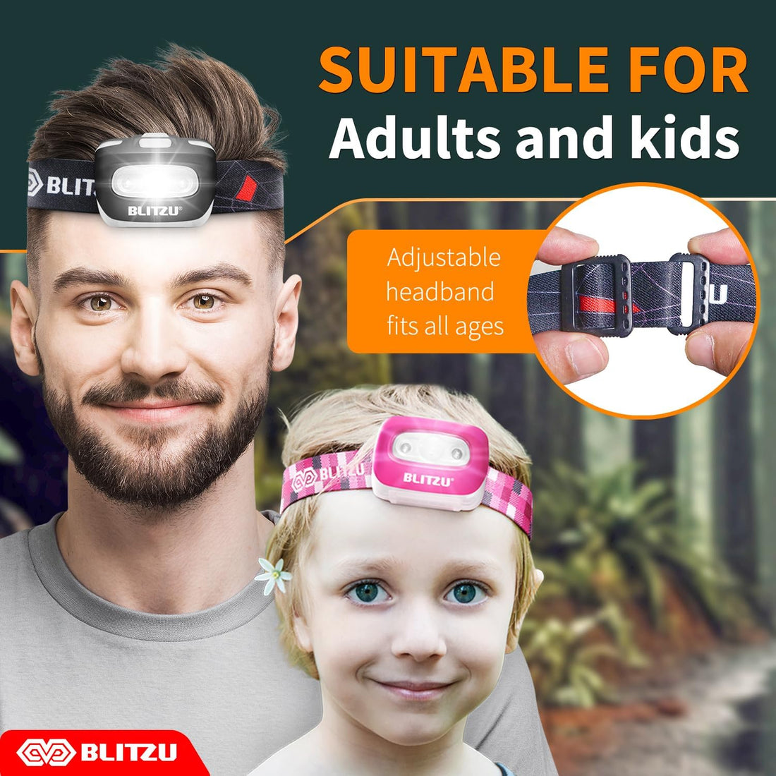 Blitzu - Kids LED Headlamp