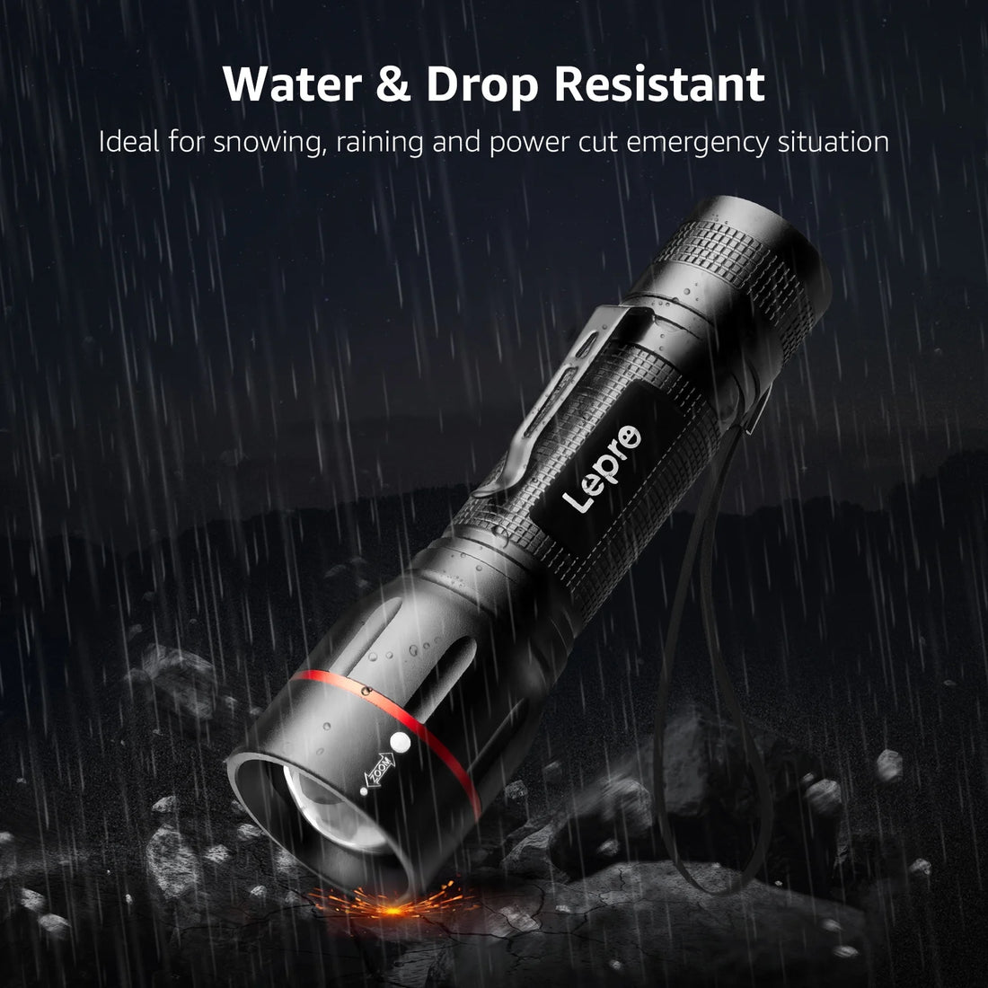 Lepro - 2-Pack LED Flashlights 