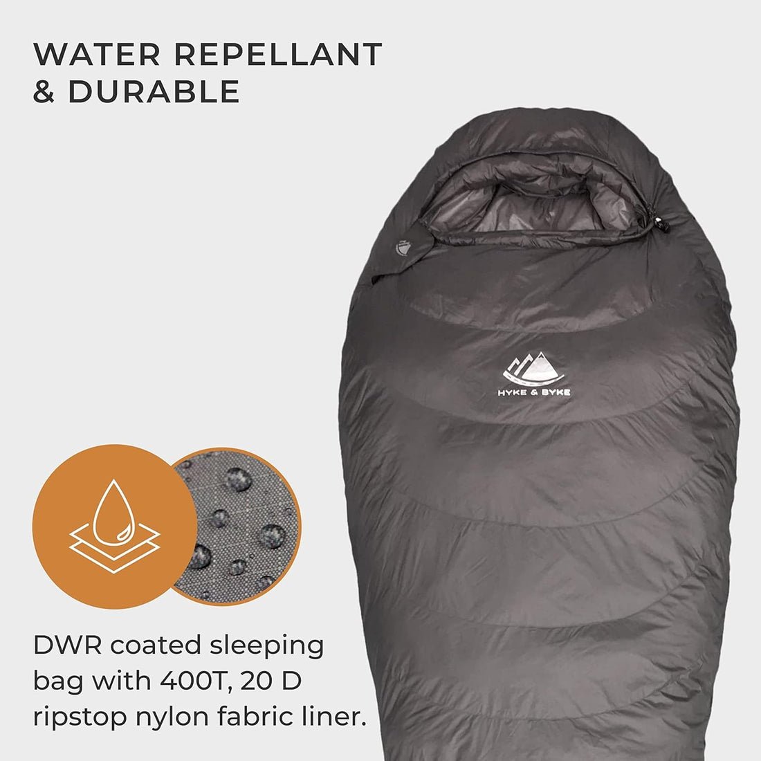 Hyke & Byke Katahdin - Ultra-Lightweight Sleeping Bag 