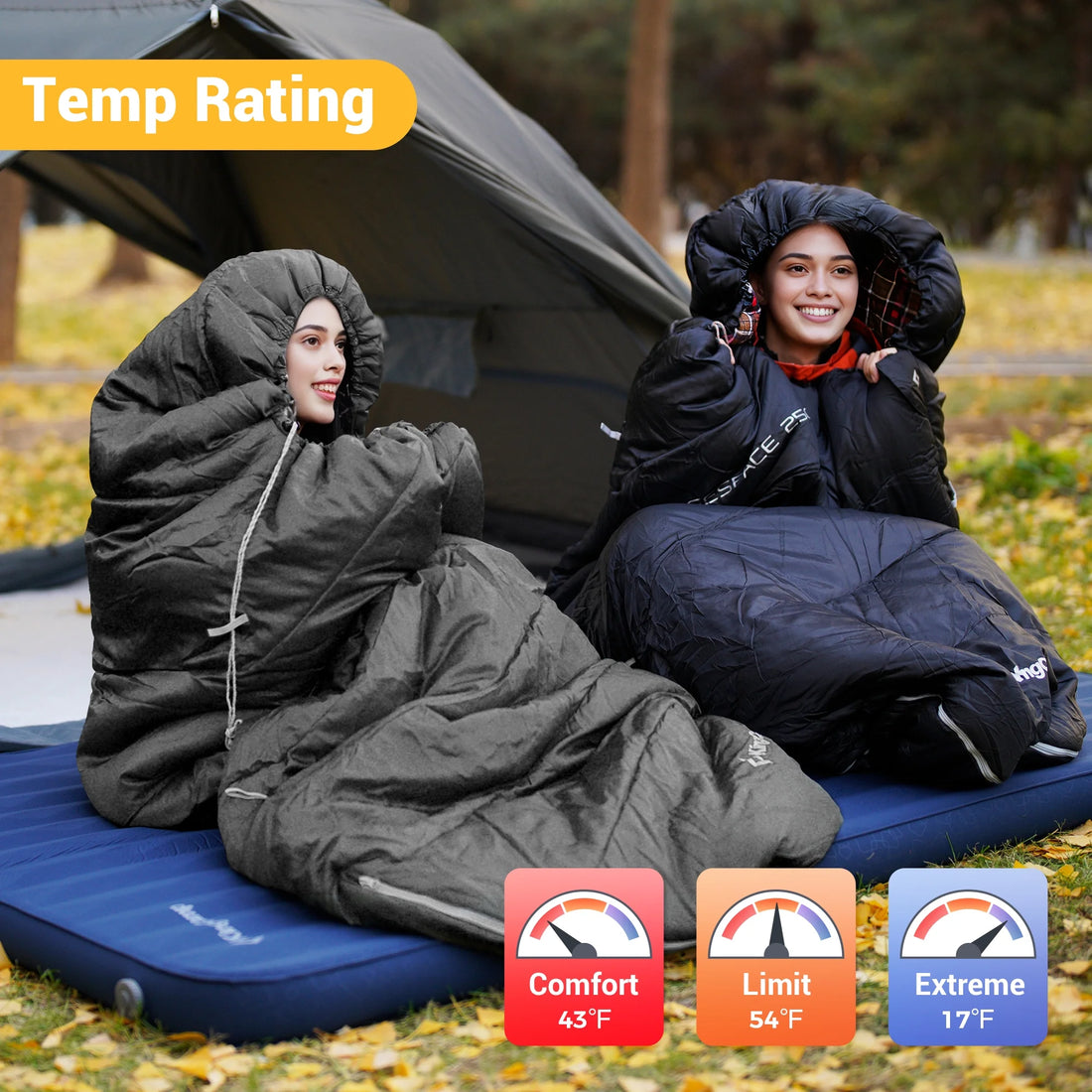 KingCamp - Oversized Cotton Sleeping Bag