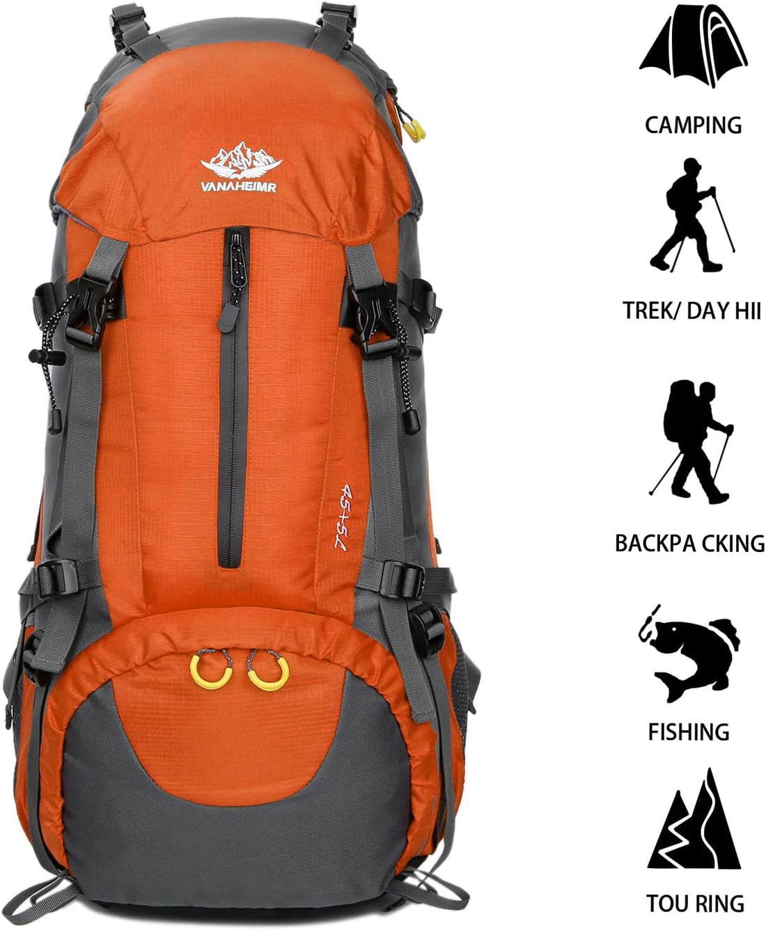 Vanaheimr - 50L Hiking Backpack 