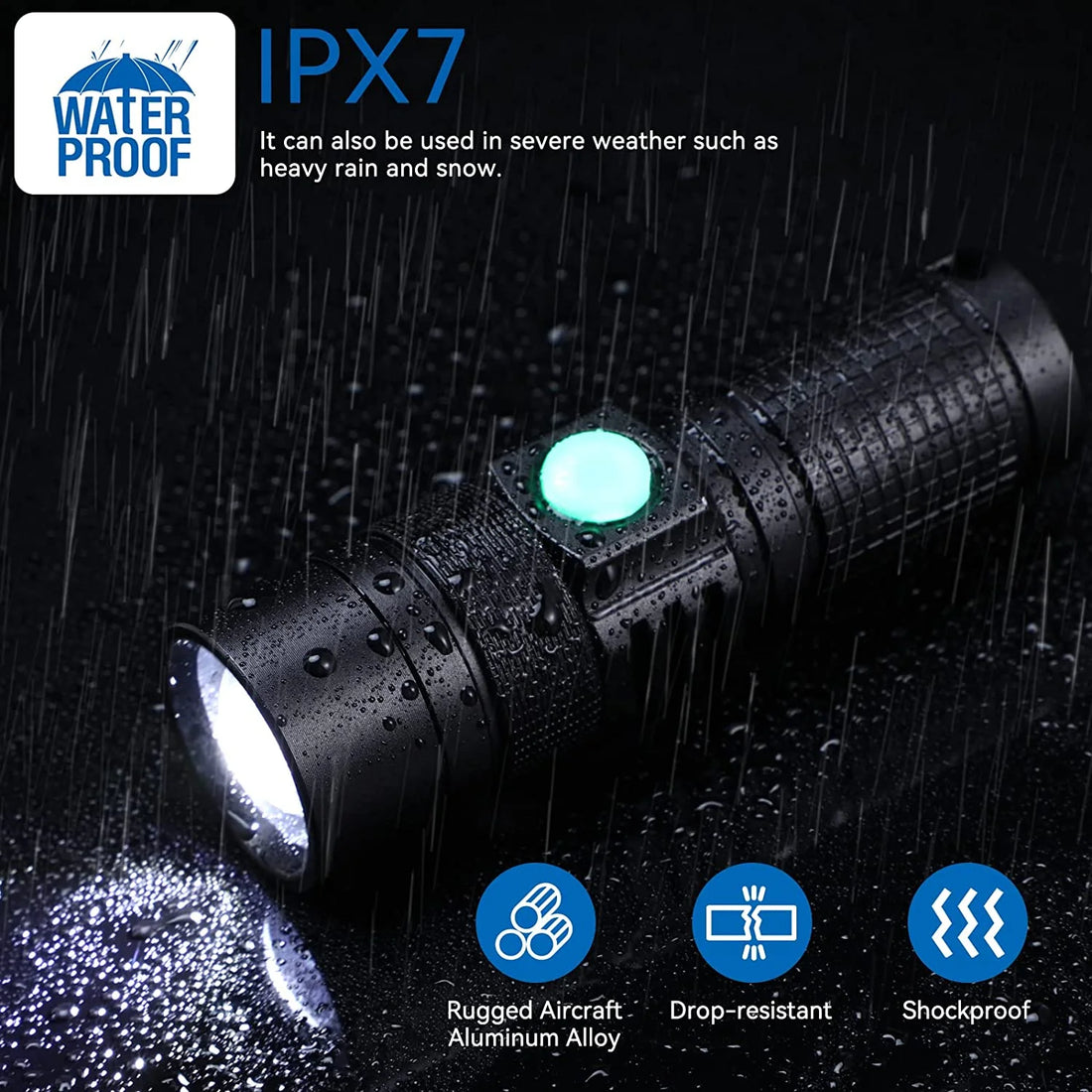 Moonsun High Lumens LED Flashlight