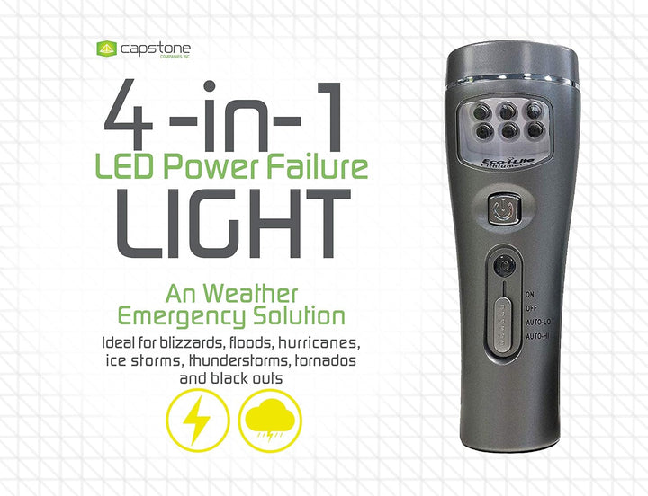 Capstone - 4-in-1 LED Rechargeable Flashlight