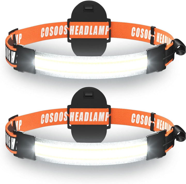 COSOOS LED Headlamp - 2 LED Headlamp 