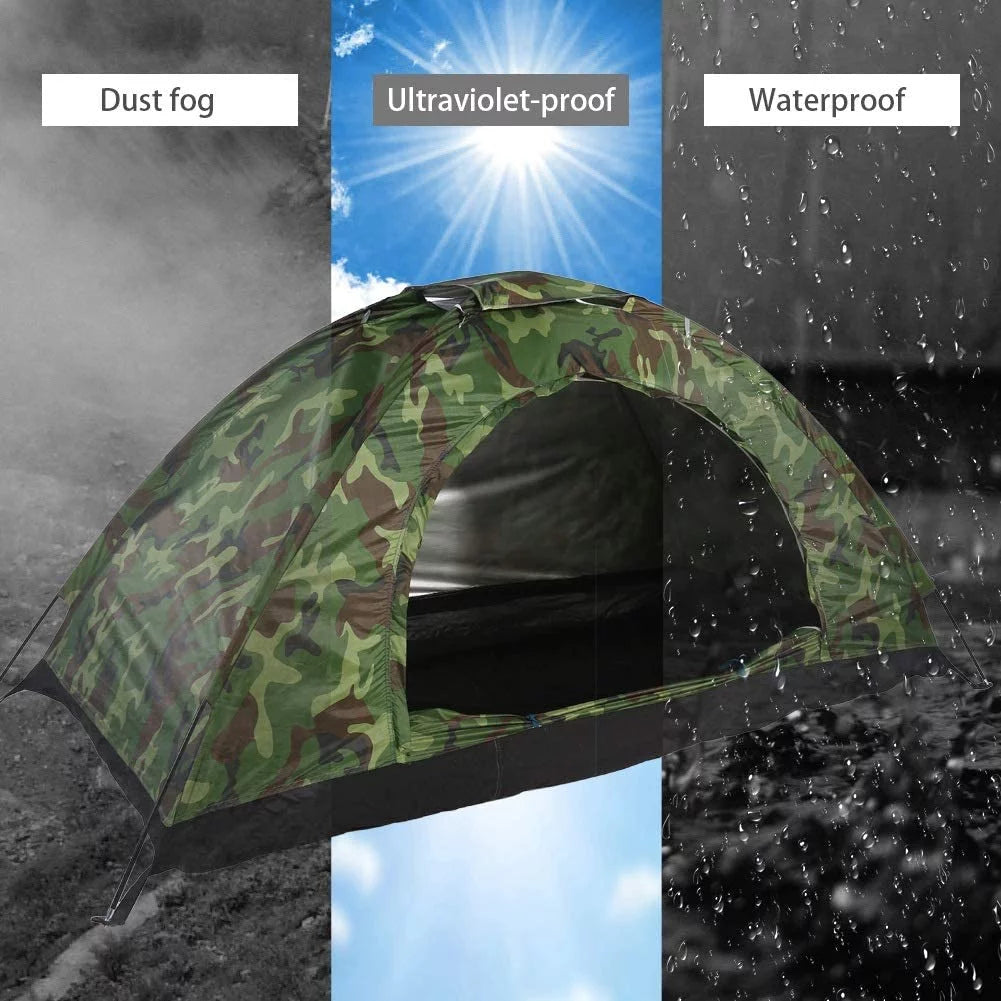 Camouflage All Weather 1 person Tent