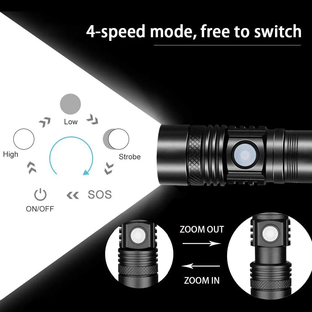 Moonsun High Lumens LED Flashlight