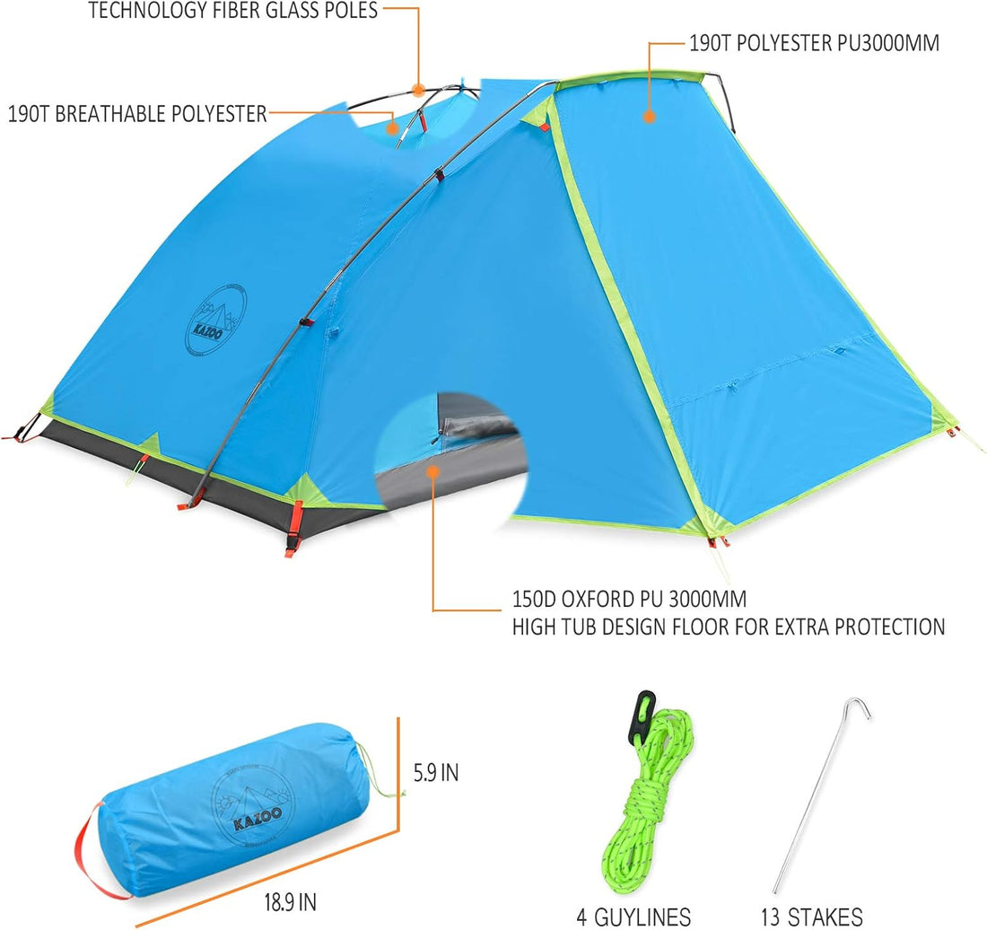 KAZOO URANUS - Premium 4 Person Tent